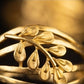 Gents  22K Gold Lattice Shield Signet | Ornate Traditional Pattern Ring