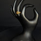 22K Gold Intertwined Ring- Symbolic & Elegant