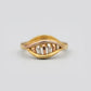 WoGents 22K Gold Diamond-Etched Ring | Modern Textured Statement