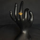 22K Gold Ladies Ring with Ornate Detailing.