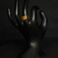 Modern 22K Gold Linear Etched Ring | Architectural WoGents Band