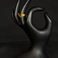 22K Gold Ladies Ring with Interwoven Band Design.