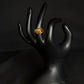 22K Gold Ladies Ring with Abstract Swirl Design.