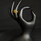 22K Gold Ladies Ring with Abstract Swirl Design.