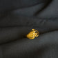 22K Gold Ladies Ring with Abstract Swirl Design.
