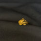 22K Gold Ladies Ring with Abstract Swirl Design.