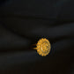 22K Gold traditional Round Floral Ring - Traditional & Elegant Design