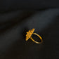 22K Gold traditional Round Floral Ring - Traditional & Elegant Design