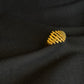 22K Gold Ladies Ring with Striped Textured Band.