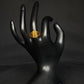 22K Gold Ladies Ring with Clustered Design