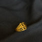 22K Gold Ladies Ring with Clustered Design