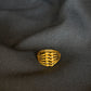 22K Gold Ladies Ring with Clustered Design