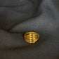 22K Gold Ladies Ring with Clustered Design