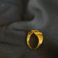 22K Gold Ladies Ring with Clustered Design