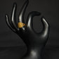 22K Gold Ladies Ring with Clustered Design