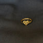 22K Gold Heart Ladies Ring