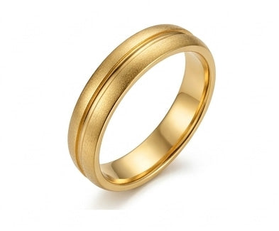 Gents  22K Gold Diagonal Cross-Hatch Ring | Textured Fashion Signet