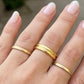 Gents  22K Gold Diagonal Cross-Hatch Ring | Textured Fashion Signet