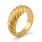 Gents 22K Gold Cross-Hatch Signet | Modern Geometric Textured Ring