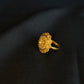 22K Gold Filigree Dome Ring - Exquisite Handcrafted Detail