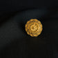 22K Gold Filigree Dome Ring - Exquisite Handcrafted Detail