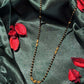22K Gold and Black Bead Mangalsutra Necklace