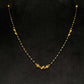 22K Gold and Black Bead Mangalsutra Necklace