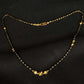 22K Gold and Black Bead Mangalsutra Necklace