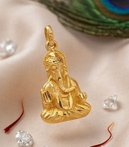 22KT Gold Radha Krishna Pendant | Eternal Love Spiritual Jewelry