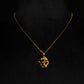 22KT Yellow Gold Lord Ganesha Oval Pendant | Religious Gold Jewelry