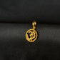 22K Gold Om Pendant – Spiritual and Elegant Design for Daily Wear