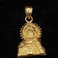 22KT Yellow Gold Allah Arabic Calligraphy Pendant | Islamic Religious Jewelry