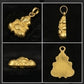 22KT Gold Lord Hanuman Pendant | Bajrangbali Devotional Gold Locket