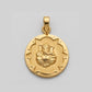 22KT Yellow Gold Khanda Pendant | Sikh Religious Symbol Jewelry