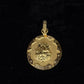 22KT Yellow Gold Khanda Pendant | Sikh Religious Symbol Jewelry