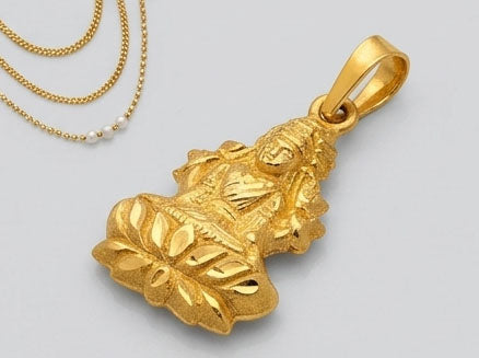 22KT Gold Sai Baba Pendant | Shirdi Sai Devotional Gold Jewelry