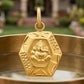 22KT Gold Goddess Lakshmi Pendant | Wealth & Prosperity Religious Jewelry