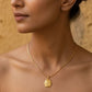 22KT Gold Goddess Lakshmi Pendant | Wealth & Prosperity Religious Jewelry