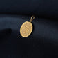 22K Gold "Shree" Inscribed Oval Pendant (Without Chain)