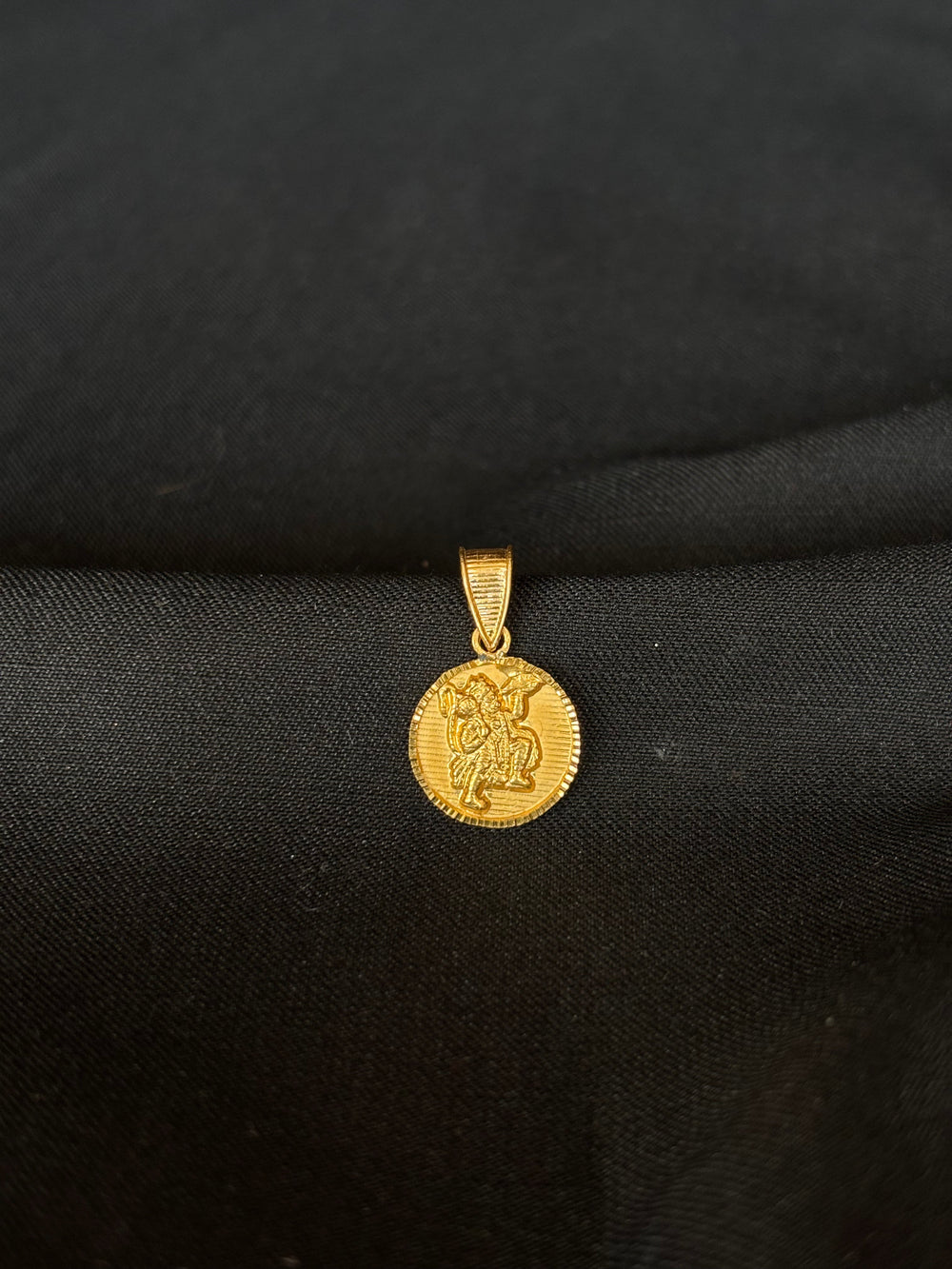 22K Gold Hanuman Pendant (Without Chain)