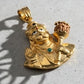 PSJ 22KT Gold Goddess Lakshmi Pendant | Wealth & Prosperity Religious Jewelry