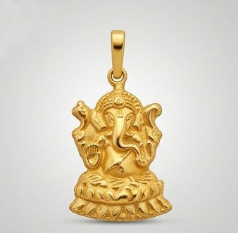 22KT Gold Tirupati Balaji Pendant | Venkateswara Swamy Religious Jewelry