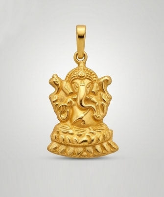 22KT Gold Tirupati Balaji Pendant | Venkateswara Swamy Religious Jewelry