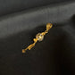22K Gold Filigree Pendant with Dangling Beads (Without Chain)