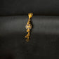 22K Gold Filigree Pendant with Dangling Beads (Without Chain)