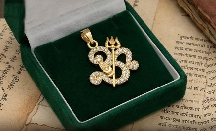 22KT Gold Lord Shiva Pendant | Mahadev Religious Gold Locket