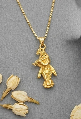 22KT Gold Lord Vithoba Panduranga Pendant | Religious Gold Jewelry