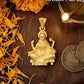 Divine 22KT Yellow Gold Goddess Lakshmi Pendant for Wealth & Prosperity