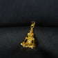 22K Gold Meditating Figure Pendant (Without Chain)