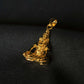 22K Gold Meditating Figure Pendant (Without Chain)